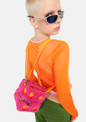 Snake Eyes Fuzzy Dice Bag