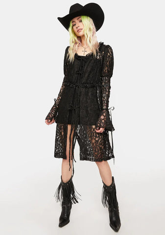 Nancy Maxi Duster Top