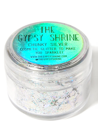 Chunky Silver Mix Face Glitter