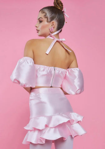 Twilight Soiree Ruffle Skirt