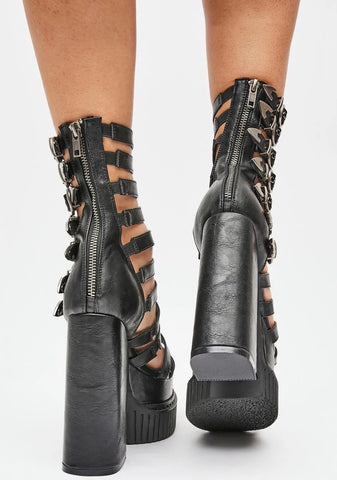 Spine Chilling Platform Heels