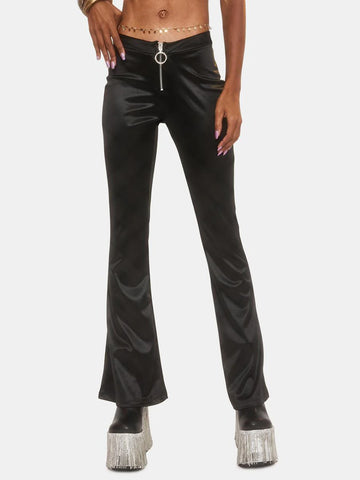 Dark Liaison Satin Flares