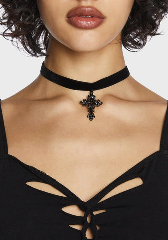 Mysterious Ways Velvet Choker