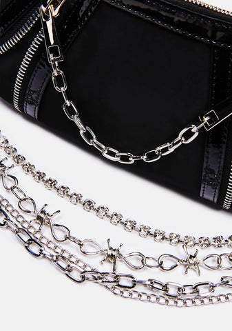 Don't Touch Chain Shoulder Bag