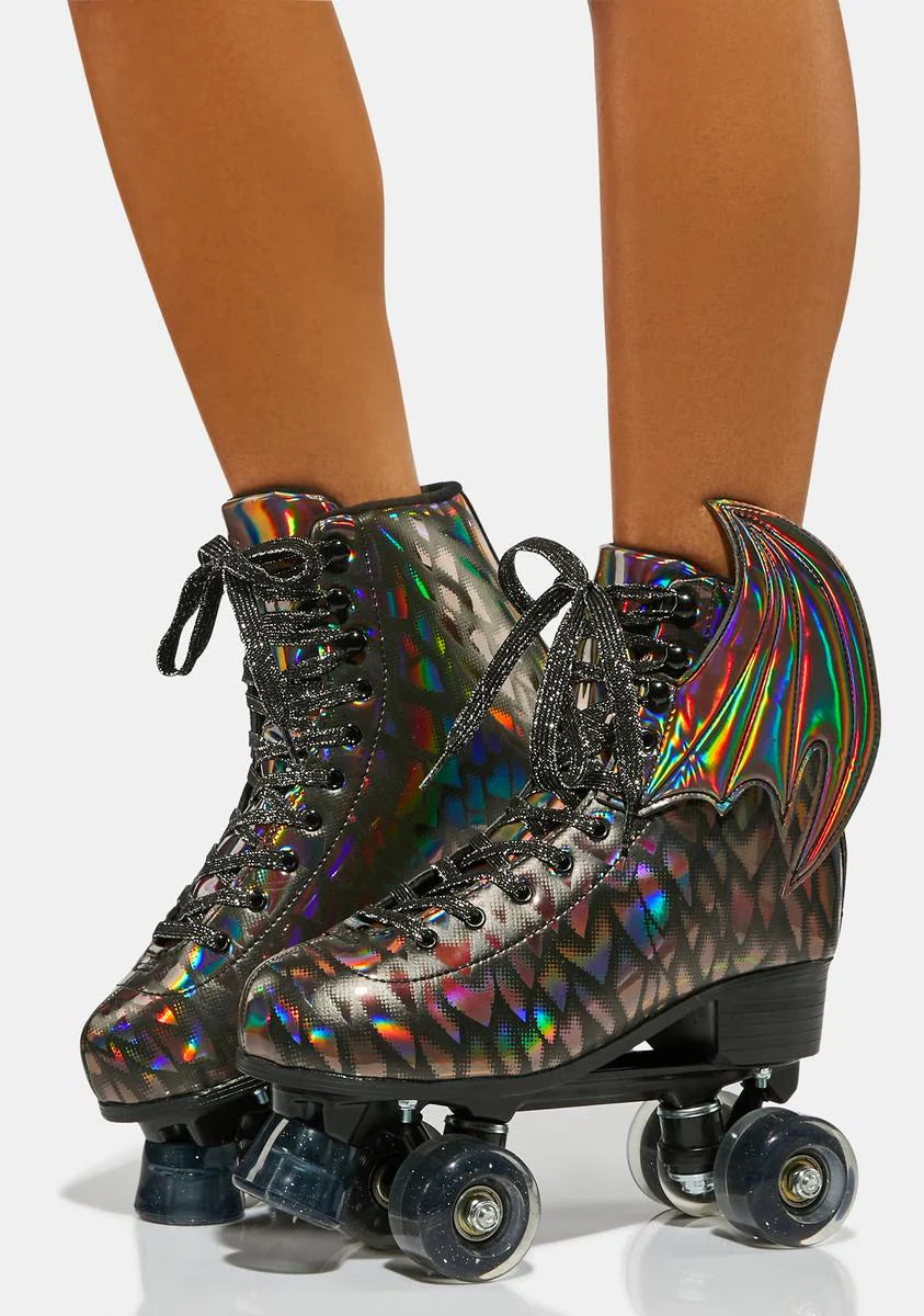 Dragon Dream Holographic Roller Skates