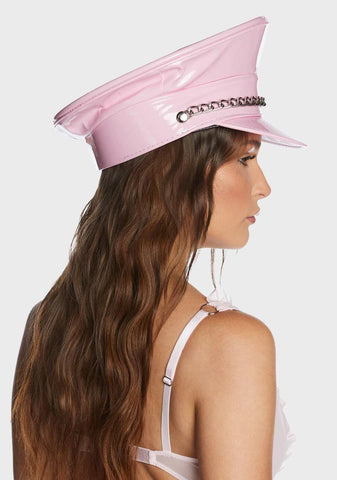 Chain Strap Captain Hat