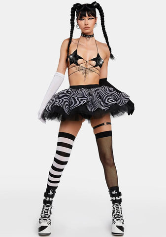 Dark Celestina Storm Backroads Bra Top