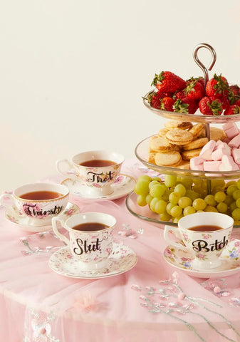 Modern Party Teacup Set