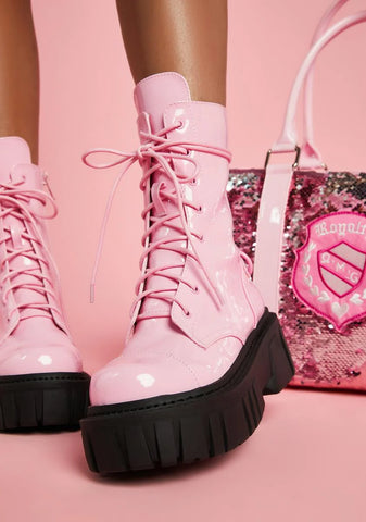 Sweet Everyone's A Critic Combat Boots