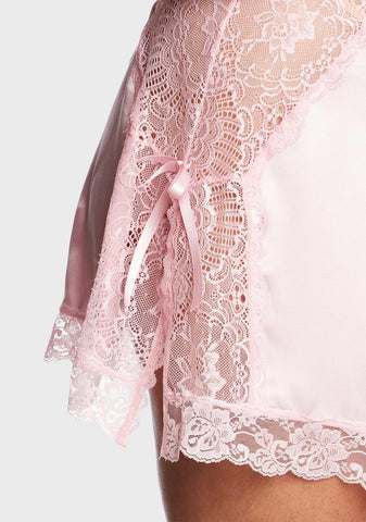 Plus Blush Outdoor Courtship Slip Dress