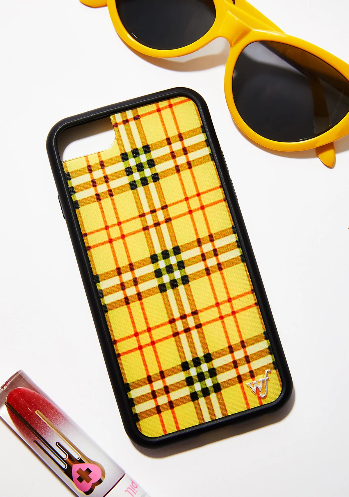 Yellow Tartan iPhone Case