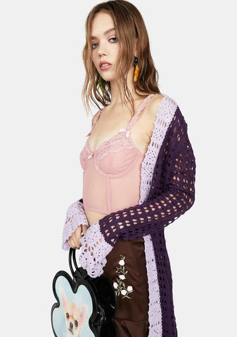 First Impressions Sheer Bustier Top