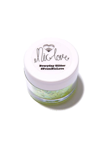 Yellow Canary Glitter Pot