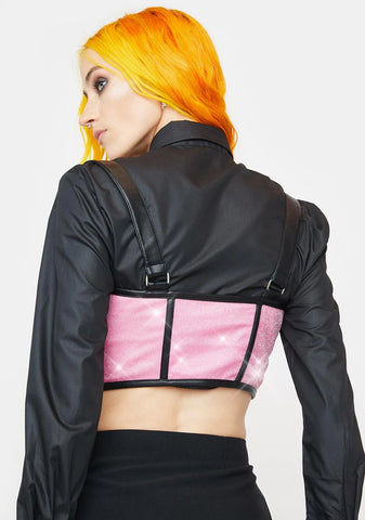 Sweet Opulent Dreams Glitter Underbust Corset