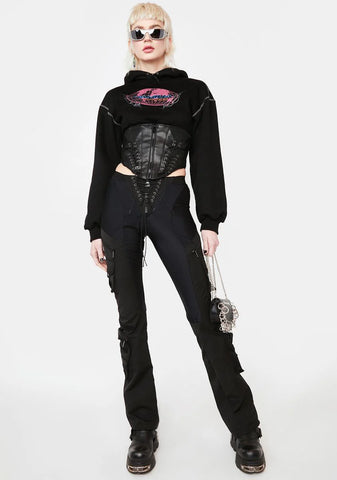 X-Speed Detachable Corset Hoodie