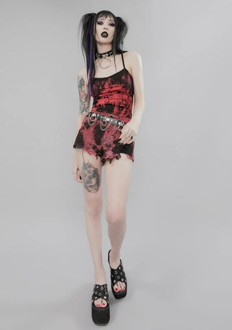Demon Mark Tie Dye Shorts