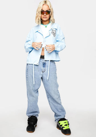 Iridescent Angel Coach Jacket