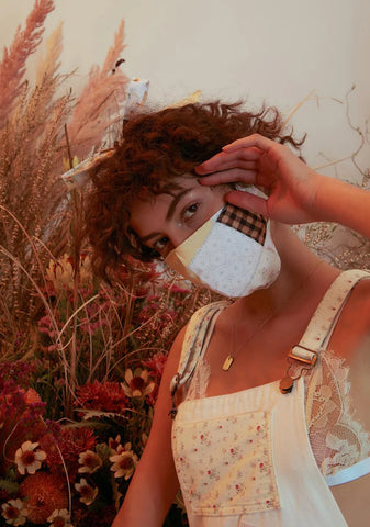 Stitched With Love Face Mask And Scrunchie Set