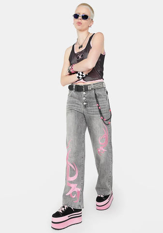 The Mystery Remains Wide Leg Pants