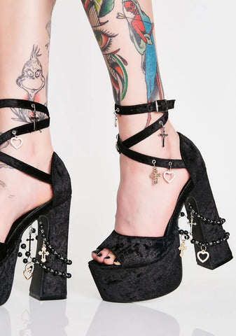 Unholy Revelation Platform Heels