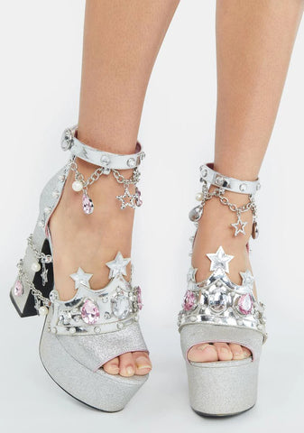 The Good Witch Glinda Platform Heels