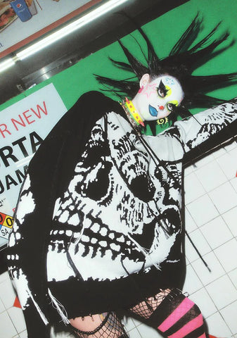 Dead Come Knocking Oversized Hoodie