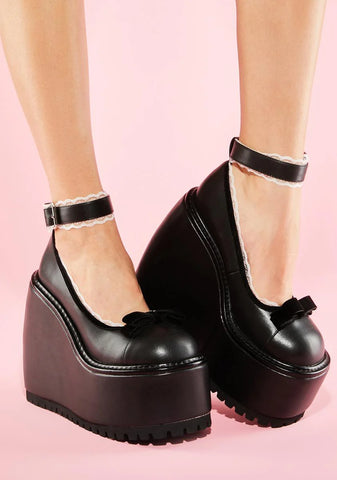 All Fall Down Wedge Mary Janes
