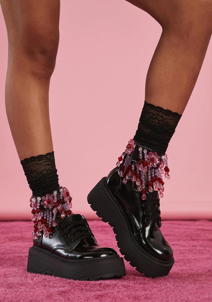 Reign Check Platform Oxfords