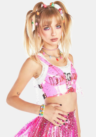 Chasing Starlight Vinyl Bustier