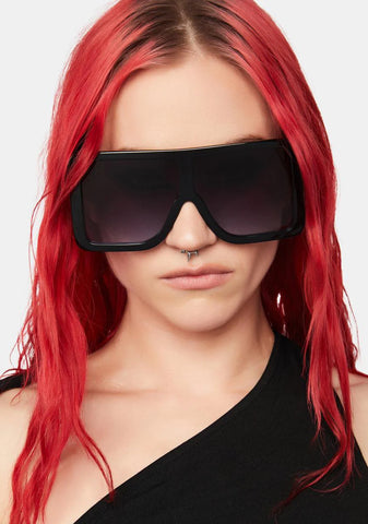 Midnight No Chance Shield Sunglasses