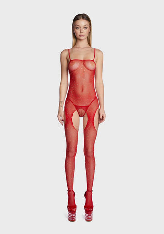 Hot New Tricks Crotchless Bodystocking
