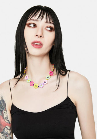 Raining Petals Flower Choker