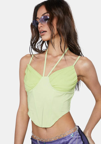 Mint Easy Temptation Corset Top