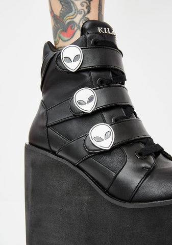 She's Out There Wedge Boots