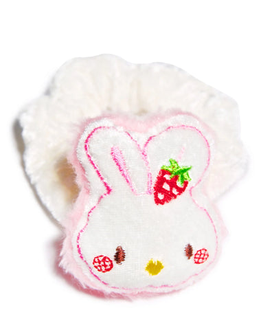 Usa-pyon Scrunchie - White