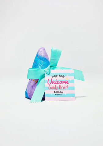 Sugar Candy Unicorn Horn Bubble Bar