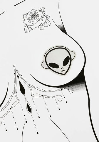 Holographic Alien Pasties