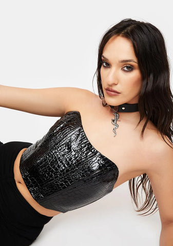 Noir Easy On Me Crop Top