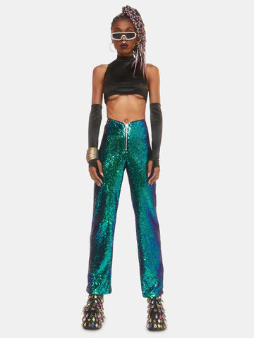 Neptune Glimmer Sequin Pants