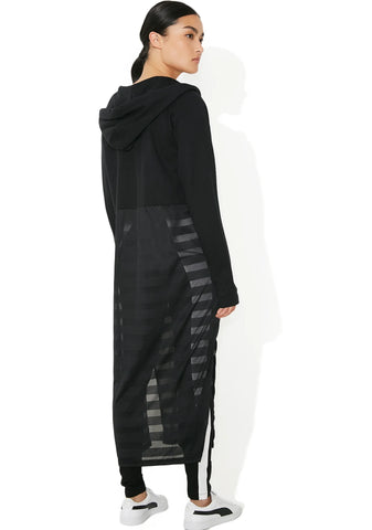 Heather Mesh Full Zip Hoodie