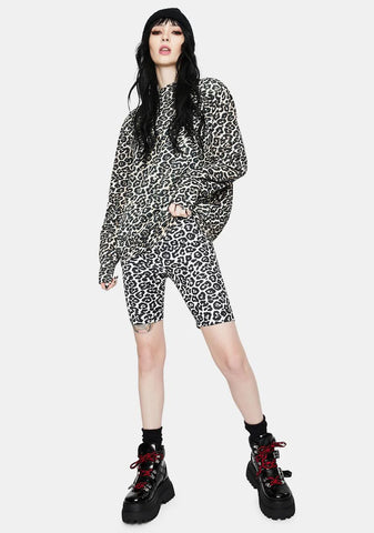 Spring Leopard Diana Crewneck Sweatshirt