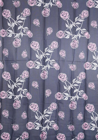 Rosegram Pentagram Shower Curtain