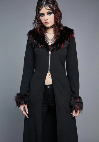Twisted Thrill Knit Duster