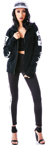 Femme Fatal Zipped Hoodie