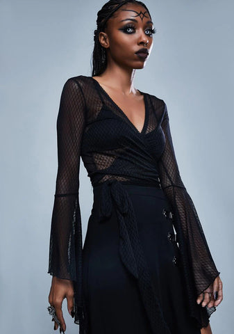 Last One Standing Bell Sleeve Top