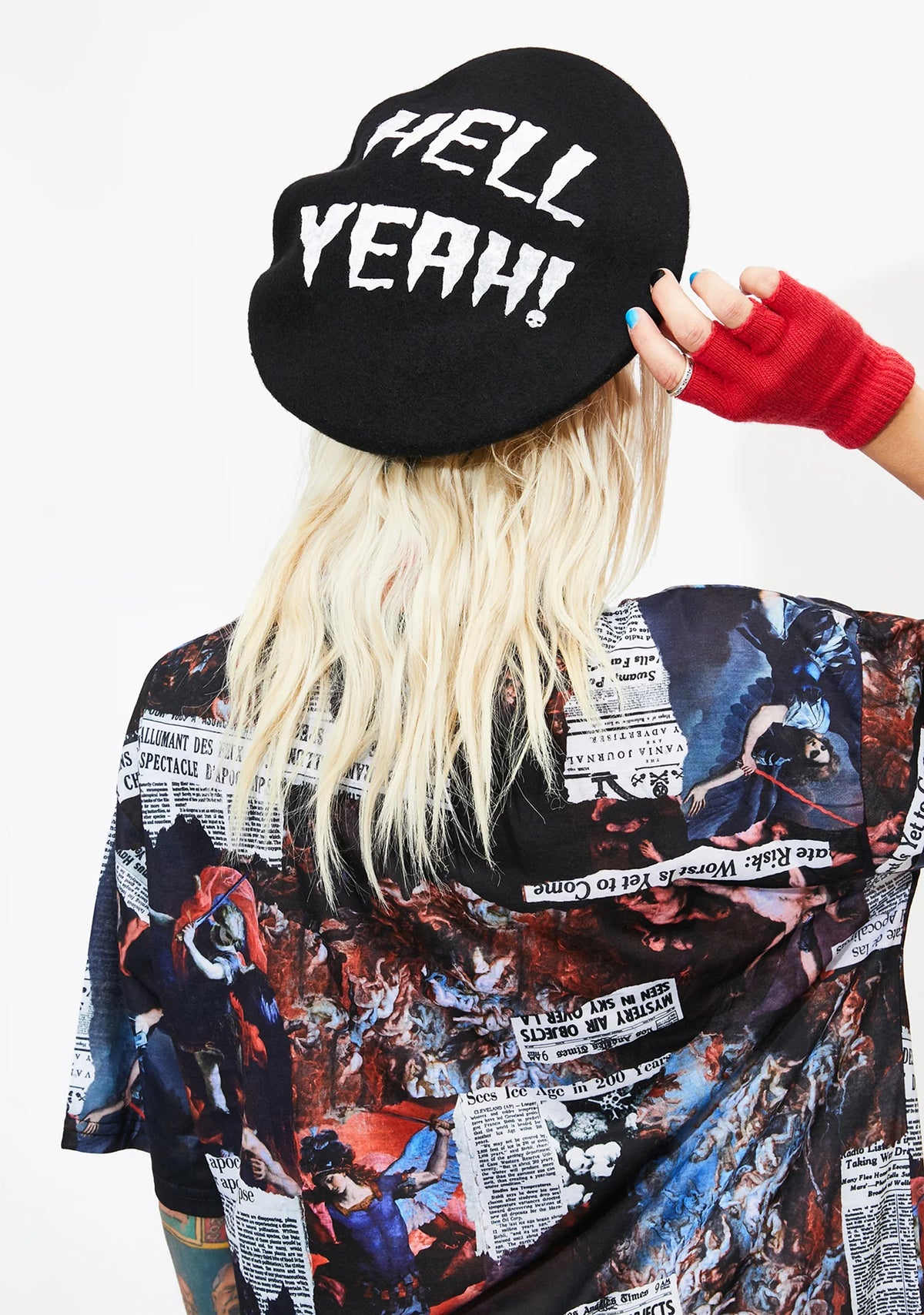 Horrorpops Hell Yeah Beret