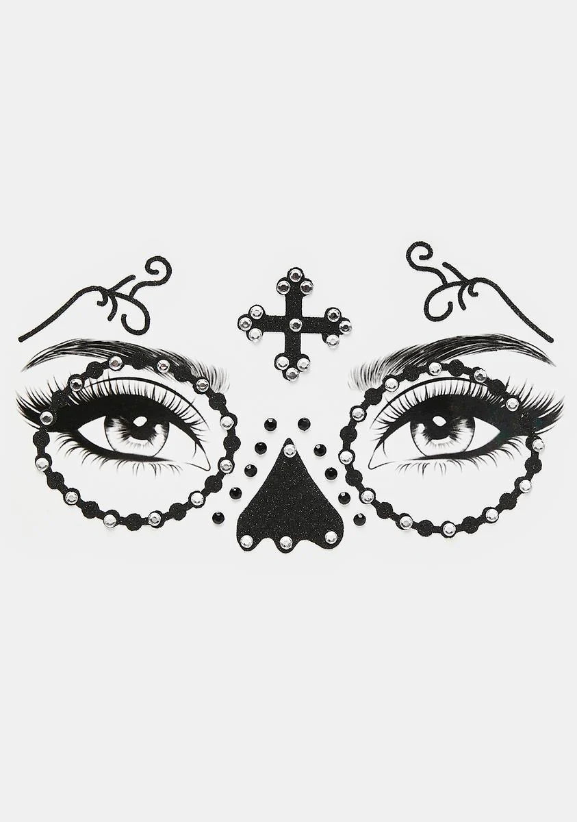 Day Of The Dead Face Stickers