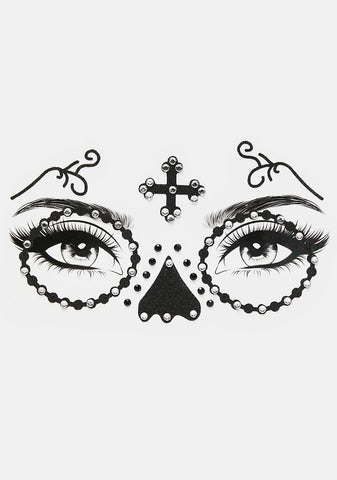 Day Of The Dead Face Stickers