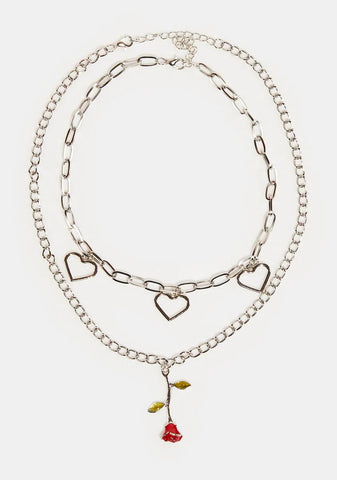 Every Rose Layered Necklace