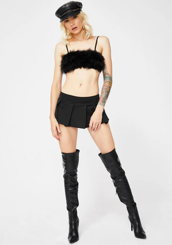 Lala La Fleur Boob Tube- Black